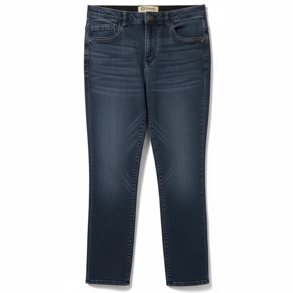 Democracy Women’s Absolution Blue Straight Leg Jeans with Classic Fit Size‎ 8